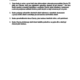 Kodex Charity ČR