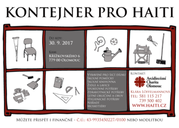Naplňte s námi Kontejner pro Haiti