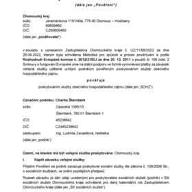 Pověření k výkonu služby obecného hospodářského zájmu