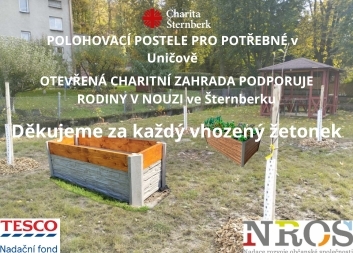 Děkujeme za každý žetonek pro projekty naší charity v Tescu