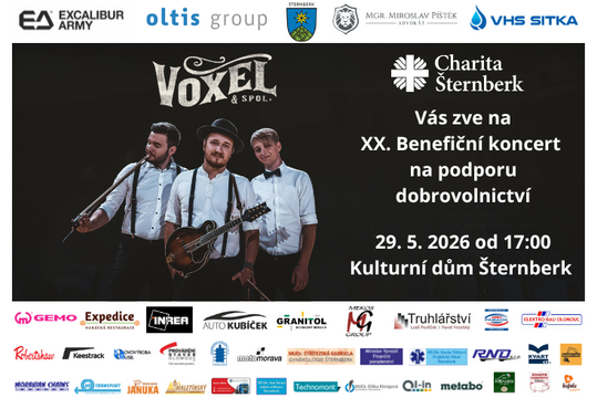 Jubilejní XX. Benefiční koncert Charity Šternberk&nbsp;&nbsp;
